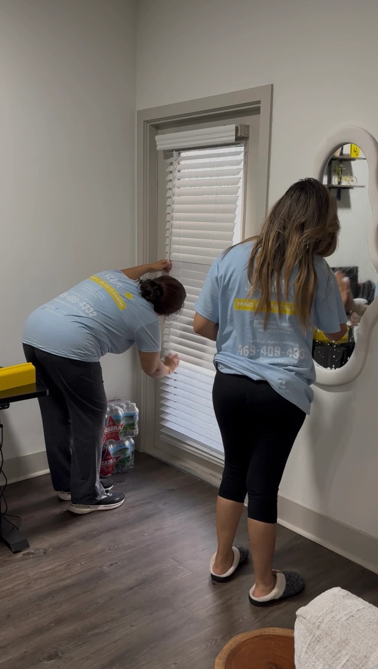 Haalo Maid & House Cleaning Services team working in a home – Leander & Cedar Park